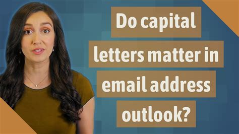 do capital letters matter in gmail address|More.